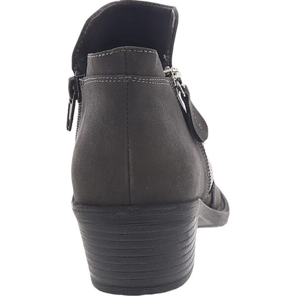 Easy Street Womens Gusto Faux Leather Ankle Casual Booties Shoes BHFO 3432