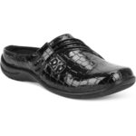 Easy Street Womens Holly Patent Casual Slip On Mules BHFO 6915