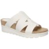 Easy Street Womens Mauna Faux Leather Casual Slip On Platform Sandals BHFO 0928