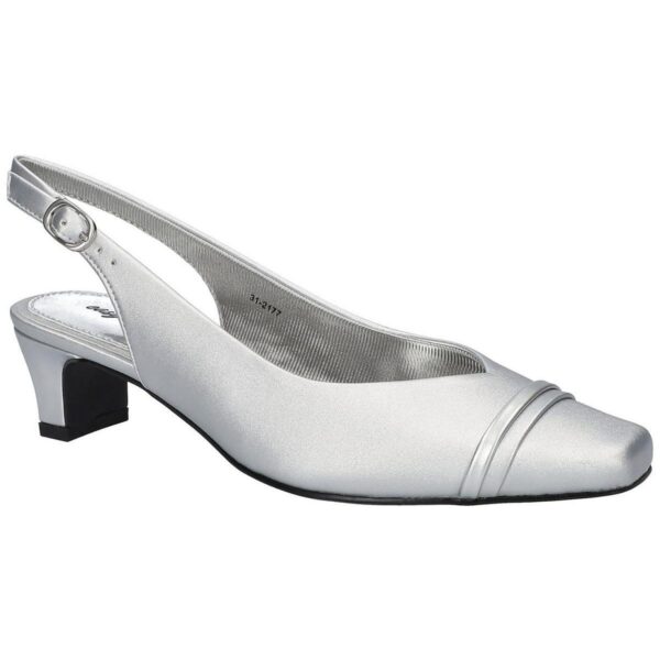 Easy Street Womens Sayo Padded Insole Faux Leather Slingbacks Shoes BHFO 5400