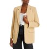 Endless Rose Womens Buttery Beige Twill Two-Button Blazer Jacket S BHFO 1968