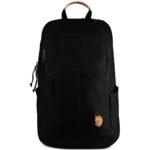 Fjallraven Womens Raven 20 Black Canvas Laptop School Backpack O/S BHFO 5503