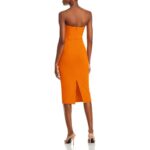 Fore Womens Crepe Cut-Out Strapless Bodycon Dress BHFO 2691