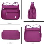 FORJOE Women Shoulder Handbag Roomy Multiple Pockets Bag Ladies Crossbody Purse Fashion Tote Top Handle Satchel