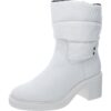 Franco Sarto Womens Snow Mixed Media Pull On Winter & Snow Boots Shoes BHFO 6829