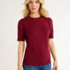 Free Assembly Women's Shrunken Sweater Tee, Sizes XS-XXL