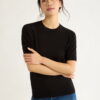 Free Assembly Women's Shrunken Sweater Tee, Sizes XS-XXL