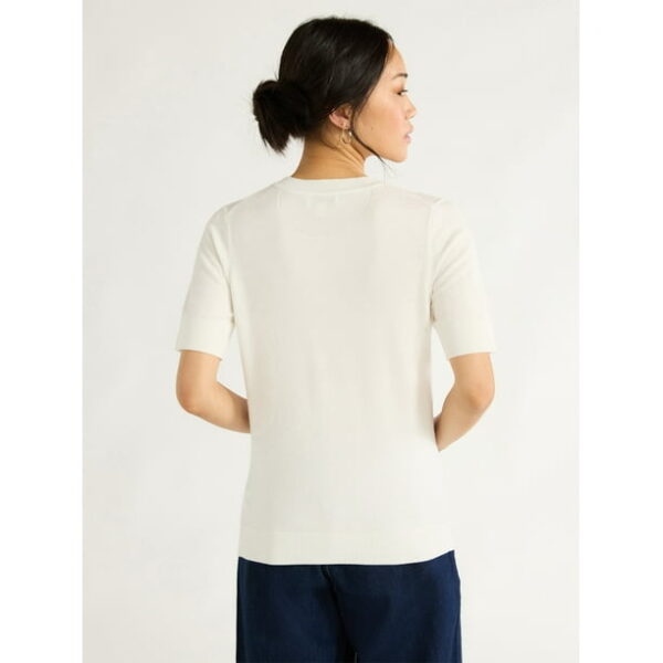 Free Assembly Women's Shrunken Sweater Tee, Sizes XS-XXL