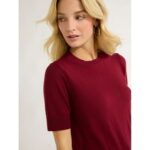 Free Assembly Women's Shrunken Sweater Tee, Sizes XS-XXL