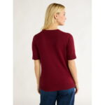 Free Assembly Women's Shrunken Sweater Tee, Sizes XS-XXL