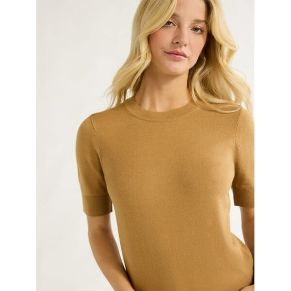 Free Assembly Women's Shrunken Sweater Tee, Sizes XS-XXL