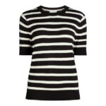 Free Assembly Women's Shrunken Sweater Tee, Sizes XS-XXL