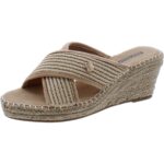 Good Choice Womens JIMMY Slip On Open Toe Wedge Sandals Shoes BHFO 4454