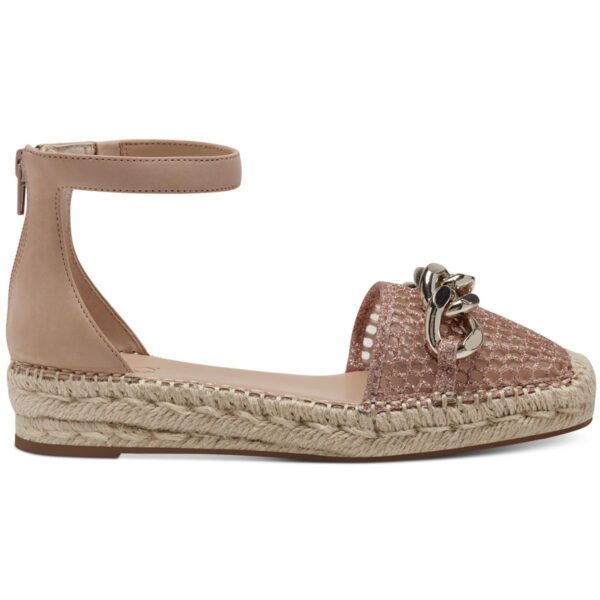 INC Womens Closed Toe Ankle Strap Back Zipper Espadrille Heels Shoes BHFO 3976