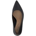 INC Womens Eeshani Black Faux Leather Pumps Shoes 5 Medium (B,M) BHFO 6170