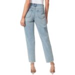 Jessica Simpson Womens High Rise Distressed Denim Straight Leg Jeans BHFO 2997