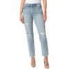 Jessica Simpson Womens High Rise Distressed Denim Straight Leg Jeans BHFO 2997