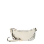 Jessica Simpson Women's Jessie Faux Leather Shoulder Handbag, Cream Bruleé