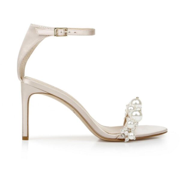 Jewel Badgley Mischka Womens Lassie Ankle Strap Open Toe Heels Sandals BHFO 6599