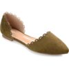 Journee Collection Womens Jezlin Faux Suede Pointed Toe D'Orsay BHFO 9576