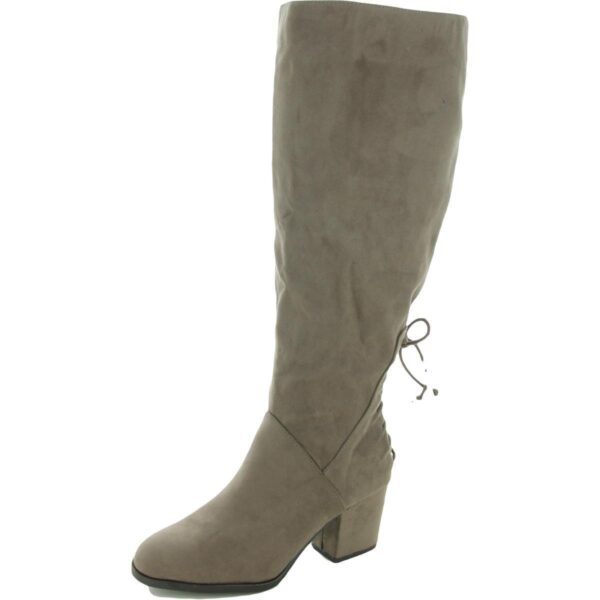 Journee Collection Womens Leeda Faux Suede Over-The-Knee Boots Shoes BHFO 0185