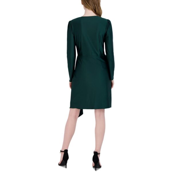 Julia Jordan Womens Green Satin Above Knee Cocktail And Party Dress 10 BHFO 4873