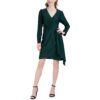 Julia Jordan Womens Green Satin Above Knee Cocktail And Party Dress 10 BHFO 4873