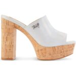 Karl Lagerfeld Paris Womens Hensley Platform Sandals 9 Medium (B,M) BHFO 0551