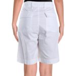 Lauren Ralph Lauren Womens Alinta White Cotton Cuffed Casual Shorts 4 BHFO 0024