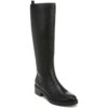 LifeStride Womens Blythe Black Knee-High Boots Shoes 8 Wide (C,D,W) BHFO 6416