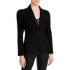 Lucy Paris Womens Brook Black Business One-Button Blazer Jacket S BHFO 8519