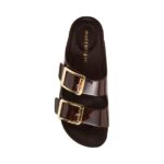 Madden Girl Women's Bodie Two Strap Footbed Sandals