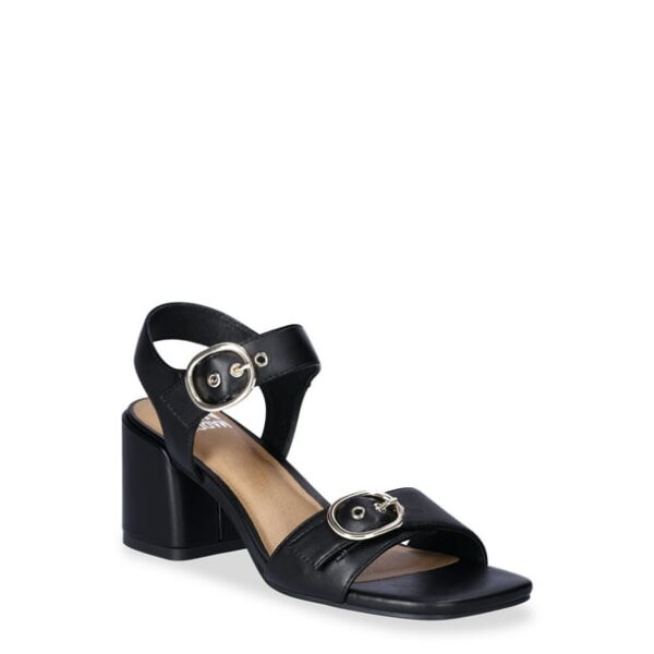 Madden NYC Women's Adelade Block Heel Buckle Sandals