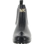 MICHAEL Michael Kors Womens Sidney Navy Heel Rain Boots 6 Medium (B,M) BHFO 4479