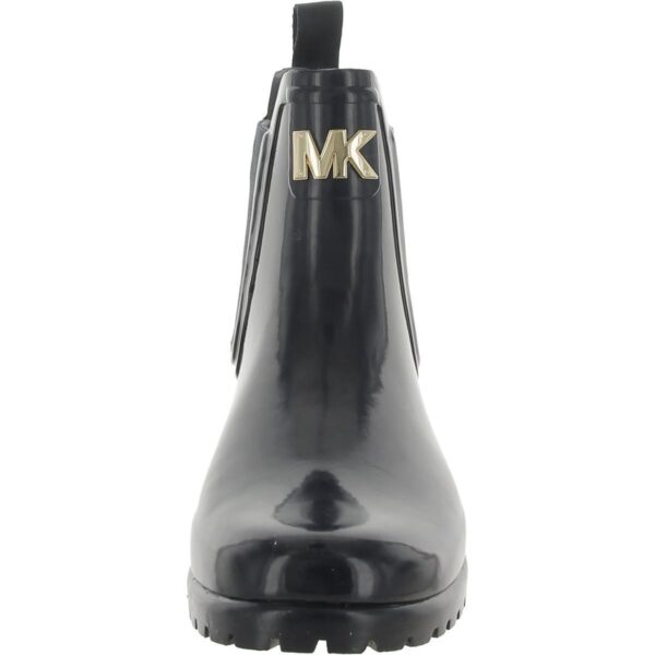 MICHAEL Michael Kors Womens Sidney Navy Heel Rain Boots 6 Medium (B,M) BHFO 4479