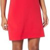 Nautica Women's Crewneck T-Shirt Logo Dress