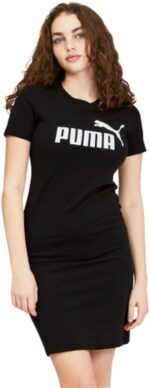 PUMA Women's Essentials Slim Tee Dress (Available in Plus Sizes)