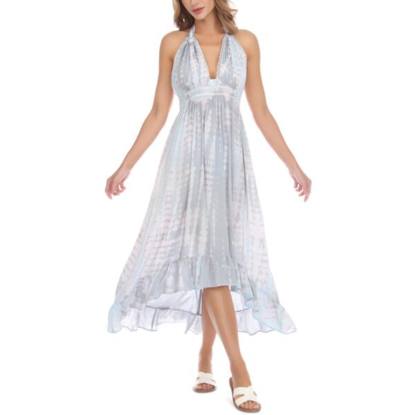 Raviya Womens Tie Dye Halter Dress Cover-Up BHFO 3290