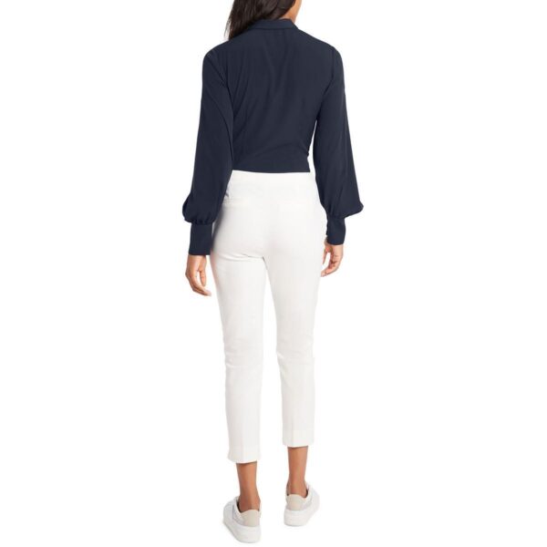 Riley & Rae Womens Camille Tie Neck Work Shirt Blouse Top BHFO 9663