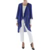 SLNY Womens Blue Chiffon Sheer Special Occasion Jacket Cardigan 10 BHFO 5164