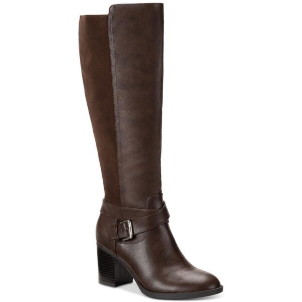 Style & Co. Womens Hazell Brown Knee-High Boots Shoes 6 Medium (B,M) BHFO 3681