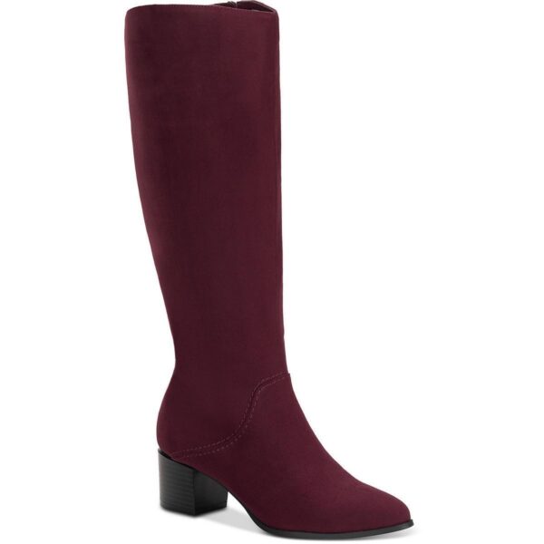 Style & Co. Womens Percyy Red Mid-Calf Boots Shoes 11 Medium (B,M) BHFO 1272