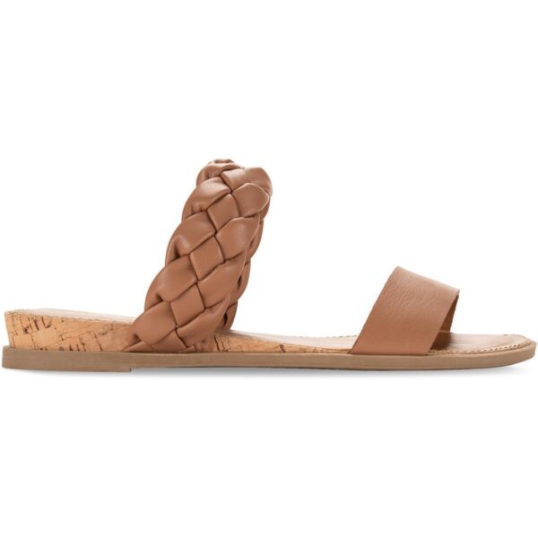 Sun + Stone Womens Easten Brown Slide Sandals Shoes 5.5 Medium (B,M) BHFO 7203