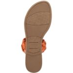 Sun + Stone Womens Easten Orange Slide Sandals Shoes 6.5 Medium (B,M) BHFO 0272