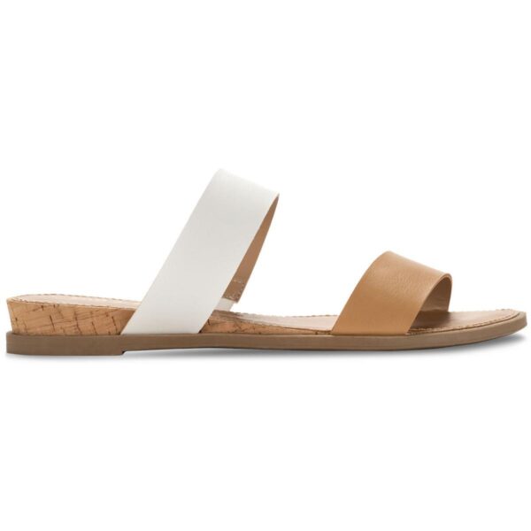 Sun + Stone Womens Easten Tan Slide Sandals Shoes 6 Medium (B,M) BHFO 9991