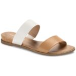 Sun + Stone Womens Easten Tan Slide Sandals Shoes 6 Medium (B,M) BHFO 9991