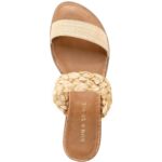 Sun + Stone Womens Easten Tan Slide Sandals Shoes 7 Medium (B,M) BHFO 7699