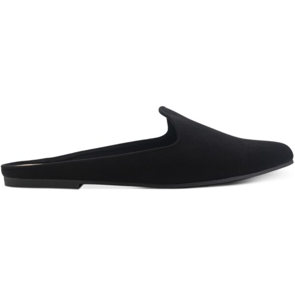 Sun + Stone Womens Ninna Black Faux Suede Mules 6.5 Medium (B,M) BHFO 2716