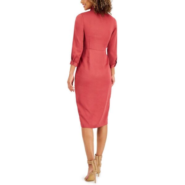 Taylor Womens Twist Front Knee-Length Wear to Work Dress Petites BHFO 2869