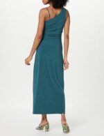 The Drop Women's Lupita Draped One-Shoulder Maxi Dress